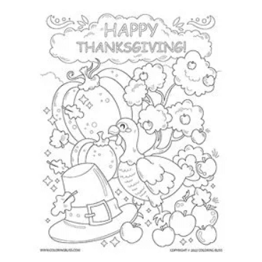 autumn coloring Pages