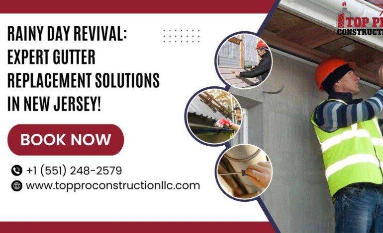 Rainy Day Revival Expert Gutter Replacement Solutions in New Jersey!