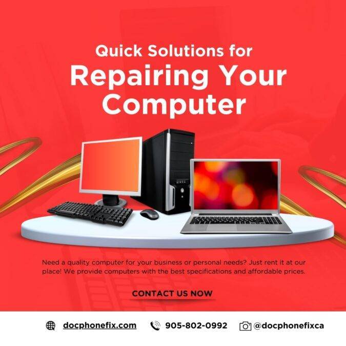 Dr. Phone Fix: Your Go-To for Computer Repair in Burlington