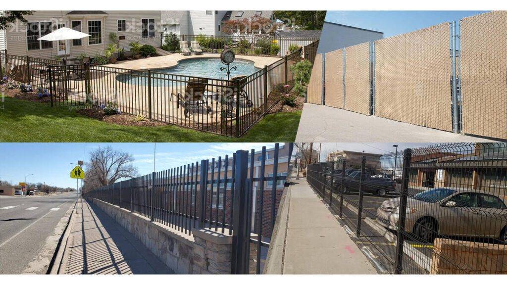 Aluminum Ornamental Commercial Fencing