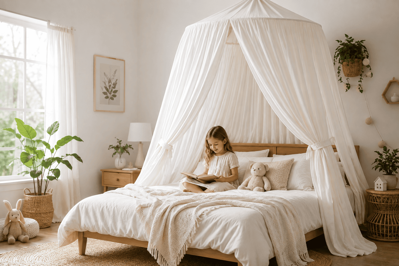 What Makes Cotton Bed Canopies a Timeless Bedroom Choice?